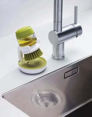 Automatic Liquid Cleaning Brush With Liquid Soap Dispenser