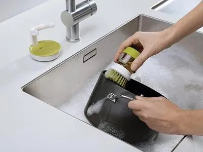 Automatic Liquid Cleaning Brush With Liquid Soap Dispenser